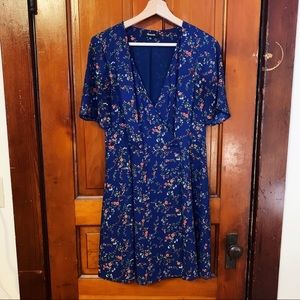 Madewell Floral Wrap Dress